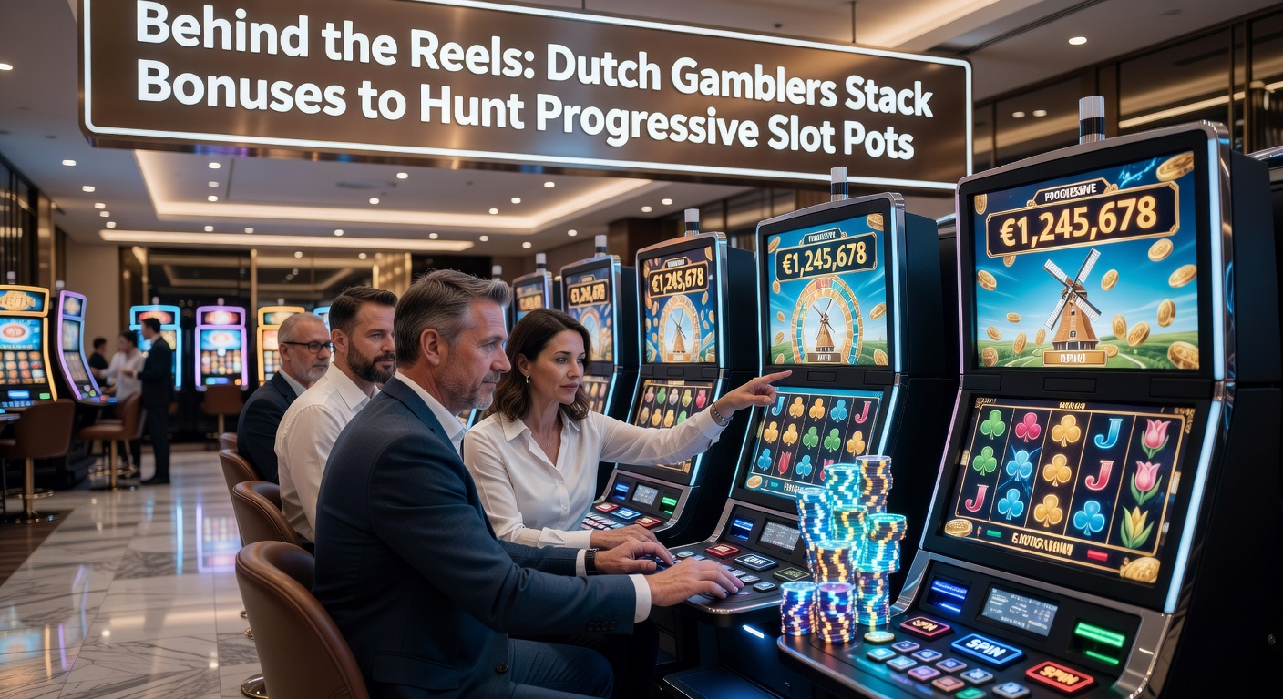 Nederlandse gokkers vieren een grote progressieve jackpotwinst na slim bonus stapelen op online slots