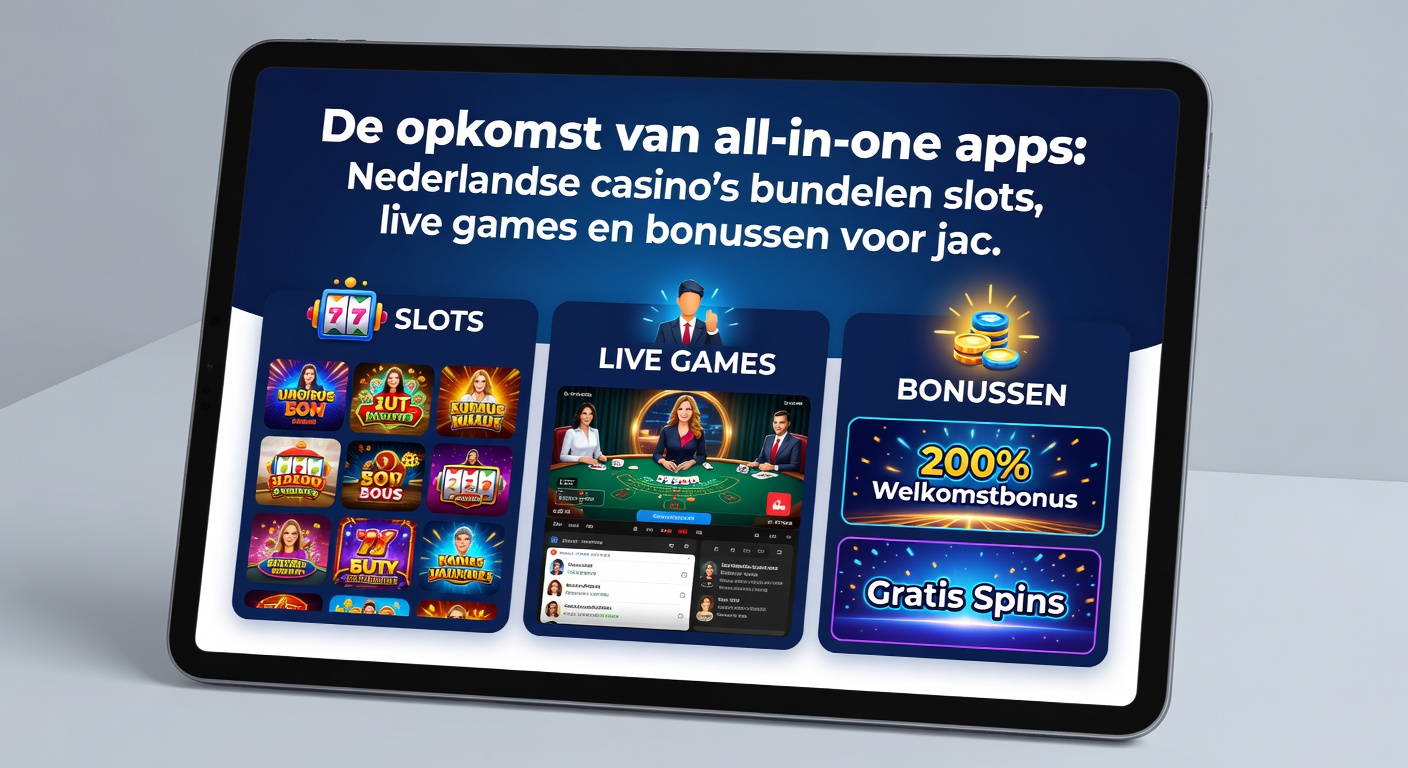 Grafiek met groei van all-in-one casino apps in Nederland, tonen stijging in gebruikers en jackpot winsten