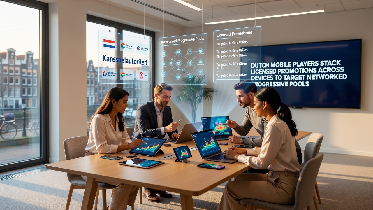 Netwerkprogressieve slotpools die worden gevoed door mobiele en desktopinzetten van Nederlandse spelers
