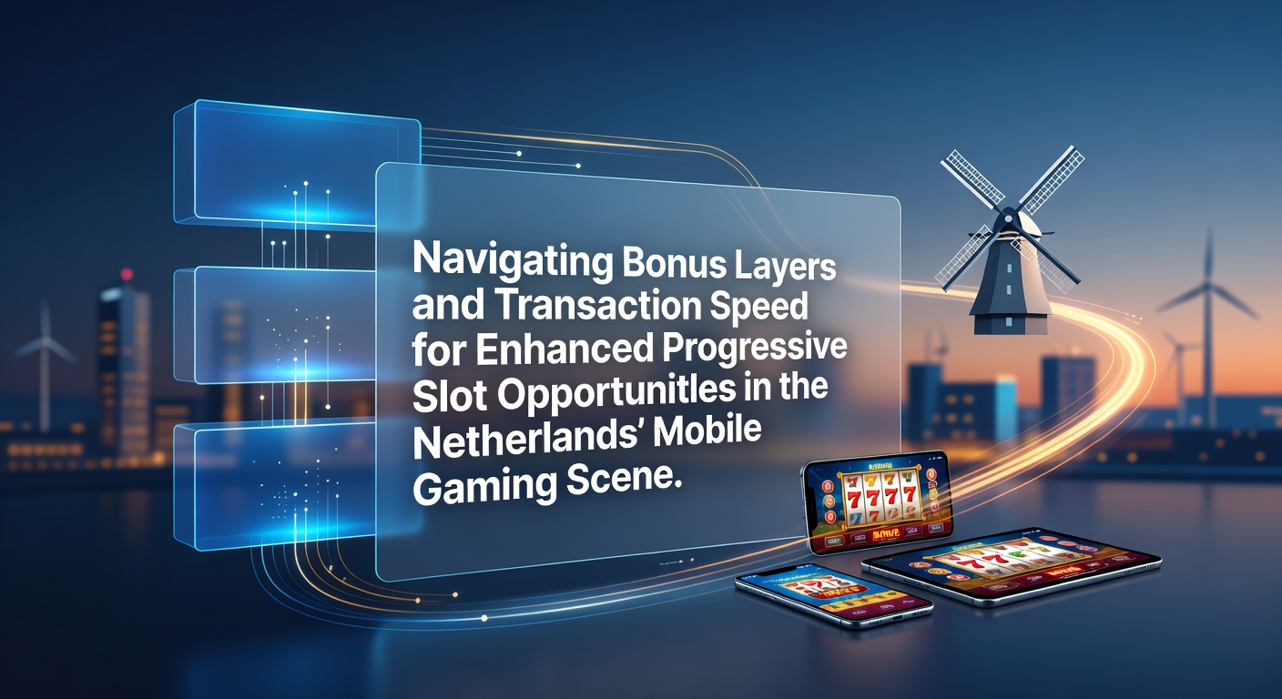 Mobiele spelers in Nederland navigeren bonuslagen en transacties voor progressieve slots