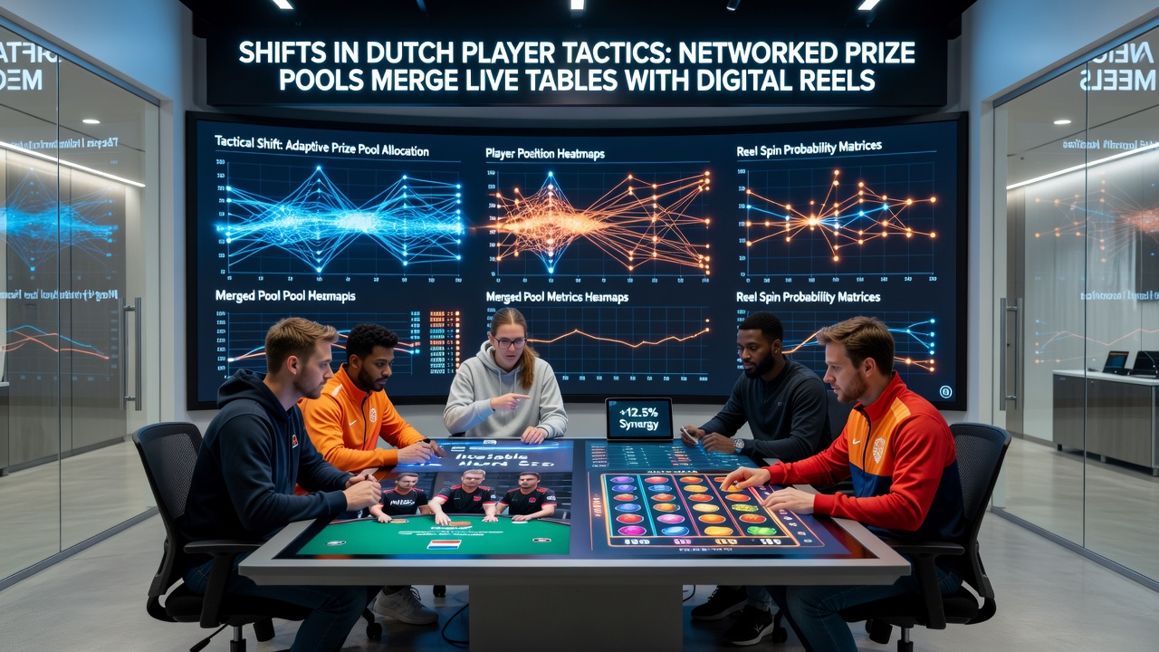 Diagram dat toont hoe live dealers en digitale reels samenkomen in Nederlandse jackpotnetwerken