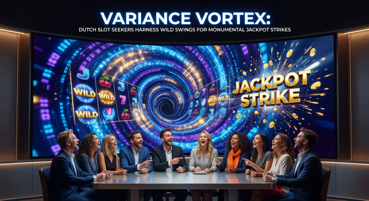 Nederlandse speler viert jackpotwinst op een hoge variance slotmachine met draaiende reels en exploderende symbolen